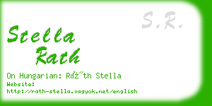 stella rath business card